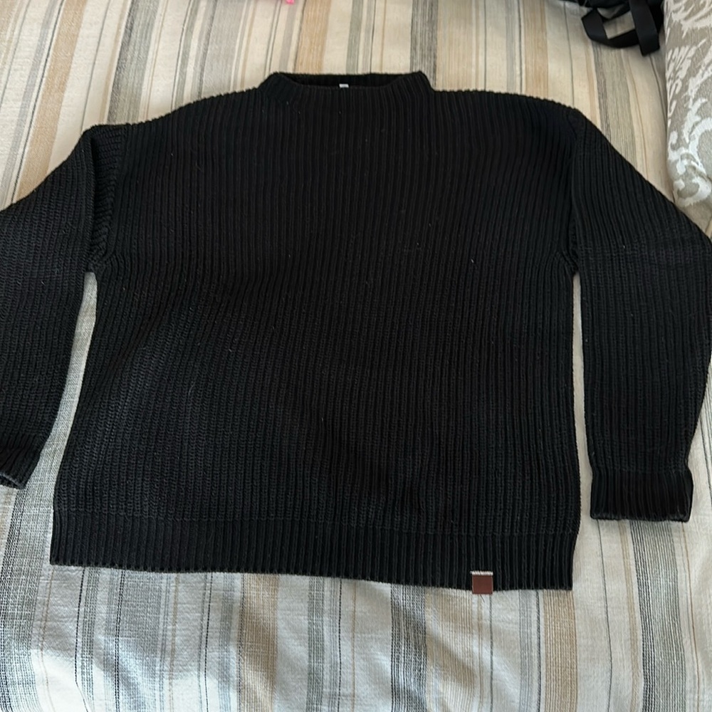 Love your melon cable knit sweater